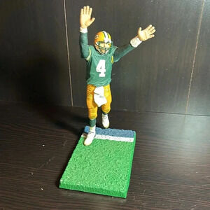 Green Bay Packers Brett Favre Macfarlane Toys 2005 Players Inc  6" Mancave Décor